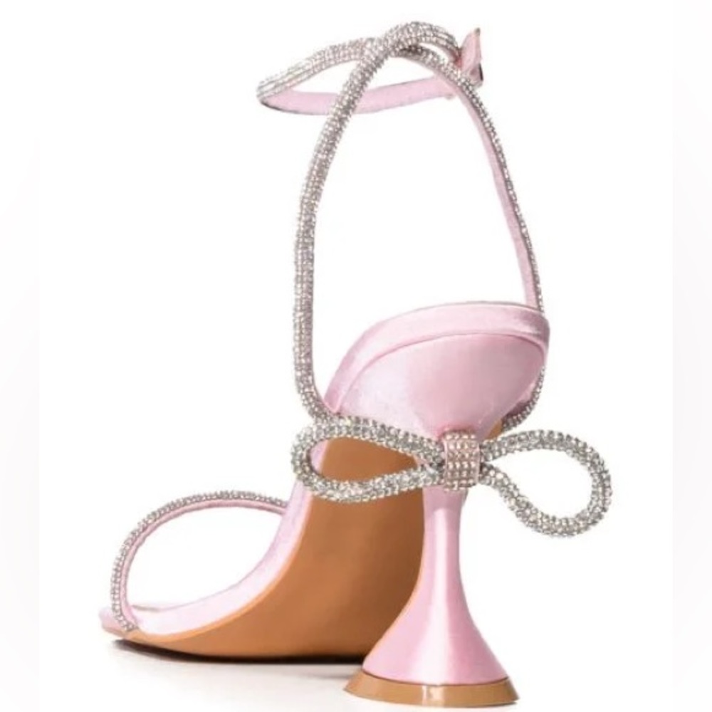 Pink Rhinestone Heels
